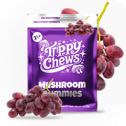 TRIPPYCHEWS MUSHROOM GUMMIES - Grapes