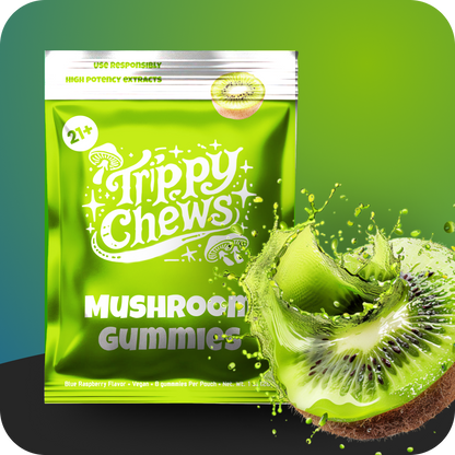 TRIPPYCHEWS MUSHROOM GUMMIES - Kiwi