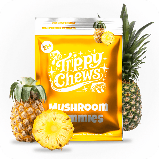 TRIPPYCHEWS MUSHROOM GUMMIES - Pineapple